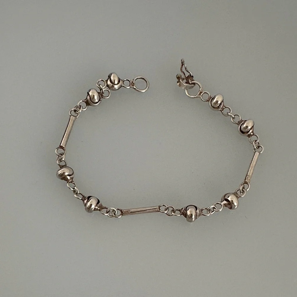 950 Silver Beaded Bracelet